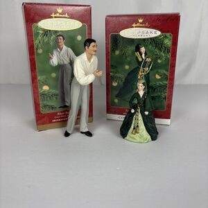 Hallmark Ornaments 2000 Gone with the Wind Scarlett O'Hara & Rhett Butler